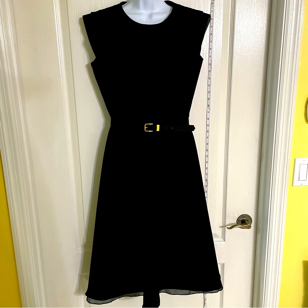 Vintage Lesmay Creations Black Sleeveless Dress